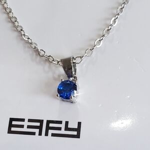 EFFY Sapphire colored gemstone necklace/pendant.